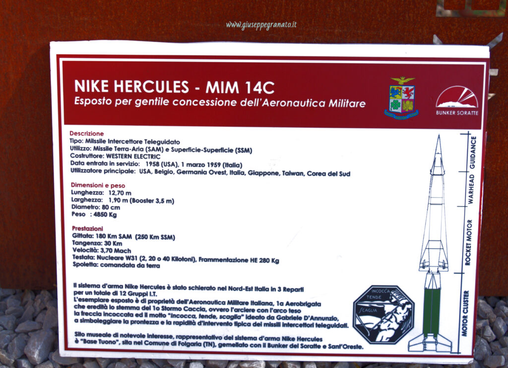 Cartellino descrizione Nike Hercules
