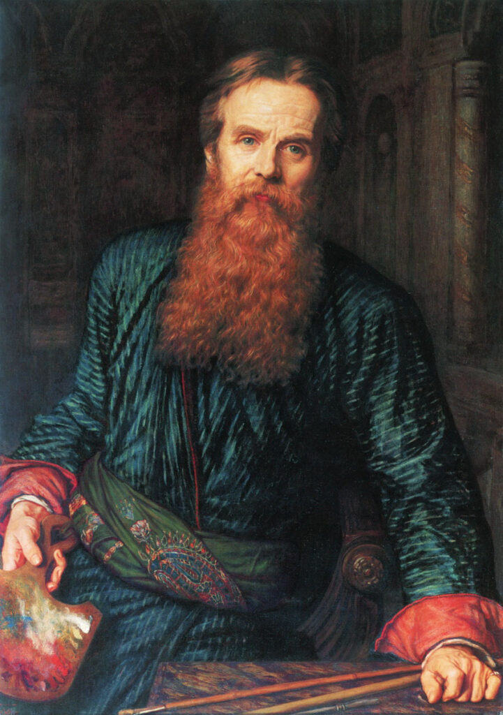 Di William Holman Hunt -Autoritratto (1867; Firenze, Collezione di autoritratti agli Uffizi). Pubblico dominio,