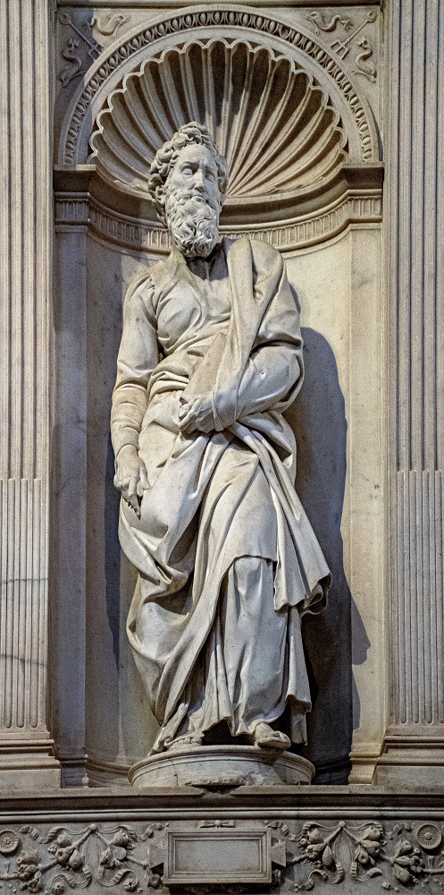 Michelangelo Buonarroti, San Paolo cappella Piccolomini cattedrale Siena